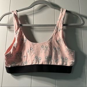 Meundies bralette bundle (pink and grey)
